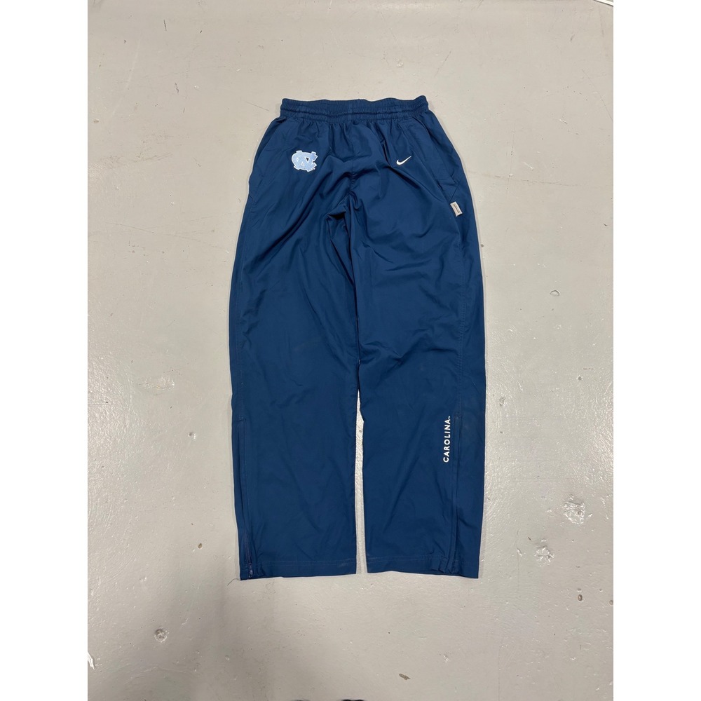 Nike Team UNC Tar Heels Track Pants Navy Blue North Carolina Wind Pants Mens M